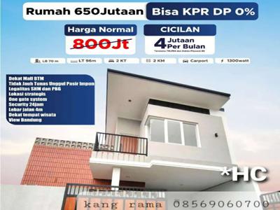Rp Exclusive! BEST SELLER
Rumah Bandung Timur Di 800Mdpl T75/98