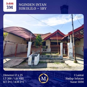 Rumah 1 Lantai Nginden Intan Surabaya 3m Shm Turun Harga Hadap Selatan