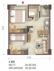Apartement Green Bay Pluit 2 Bedroom, Lokasi Strategis