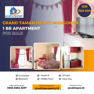 Dijual 1BR Apartemen Grand Taman Melati Margonda