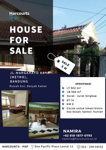 Dijual Rumah 2 Lantai Banyak Kamar di Margahayu Metro