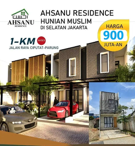 Dijual Rumah 900 Jutaan Pinggir Jalan Besar KPR Developer Surat SHM