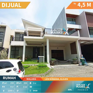 Dijual Rumah Desain Modern Bagus Di Ijen Nirwana, Klojen Malang(OLX172