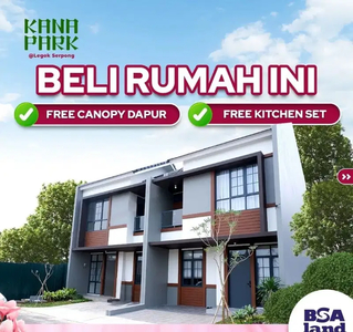 Dijual rumah Kana park legok Serpong dekat Aeon mall