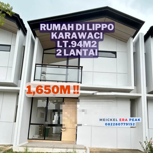 DIJUAL Rumah Lippo Karawaci, Lt.94m2, 2 Lantai