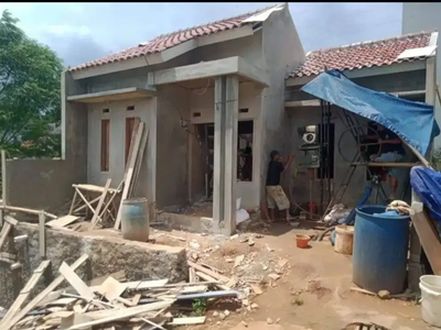 Dijual rumah tahap finishing di Cijambe