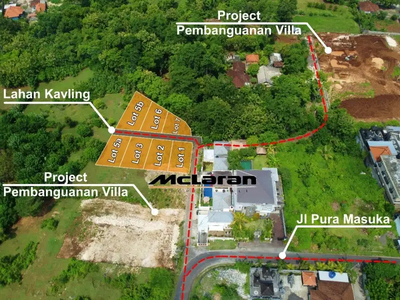 Dijual Tanah Kavling Link Villa Pantai Melasti Ungasan Bali