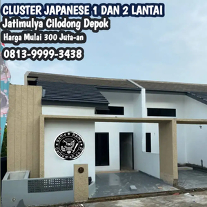 Jual Rumah 1 dan 2 lantai dekat gdc depok