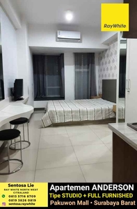 Murah Apartemen Anderson Tipe Studio Full Furnished Akses Pakuwon Mall