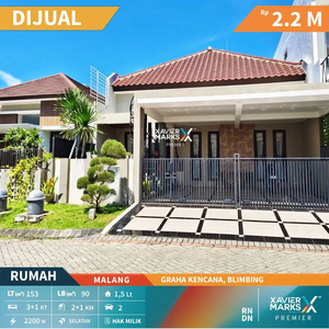 Q060 Dijual Rumah Modern selangkah dari Hawaii Waterpark Malang