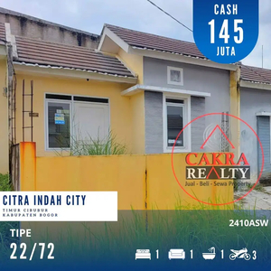 Rumah 145 Juta siap huni Tipe 72 SHM Nego 2410ASW