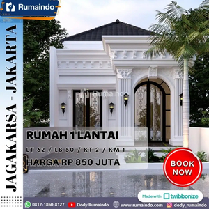 Rumah 1Lantai Cluster di Jagakarsa Jakarta Selatan