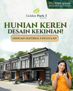 Rumah 2 Lantai DP Hanya 5 Juta Free All in Serpon, Tangerang