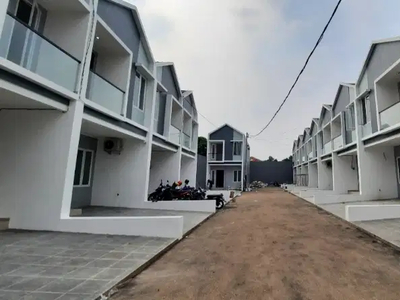 Rumah baru cluster di Jatipadang Pejaten 3 kmr 60jt/thn