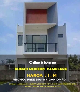 Rumah Baru Cluster Di Selatan Tangerangdekat Terminal Pondokcabe