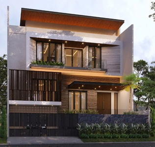 Rumah Baru Super Mewah Semifurnish Citraland Cluster Golf 5 Kamar Tidu