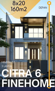Rumah Citra 6 (Ukuran 8x20 m2)