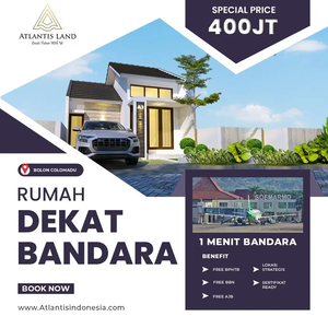 Rumah di Colomadu Lokasi 1 menit dari Auri