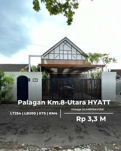 Rumah Industrialis Scandinavian Vintage Jl.Palagan Km.8 Utara Hyatt