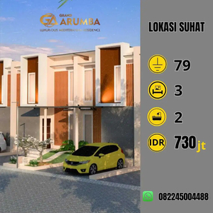 Rumah modern 2 lantai tunggulwulung kota malang