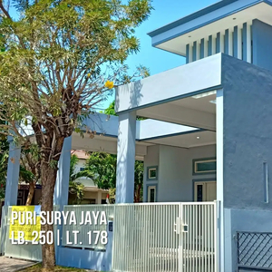 Rumah Puri Surya Jaya 2 Lantai Siap Huni Gedangan Sidoarjo