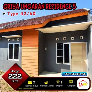 Rumah Reguler Paling Murah Di Kelasnya Griya Ungaran Residence 5