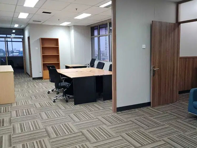 Sewa Kantor Full Furnish 121 m2 di Perwata Tower Pluit, Hrg Nego