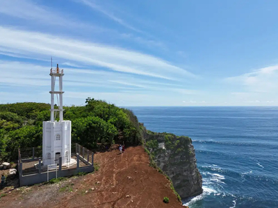 Tanah Ocean Cliff Top Suluban Dekat Dengan Pantai Padang Padang