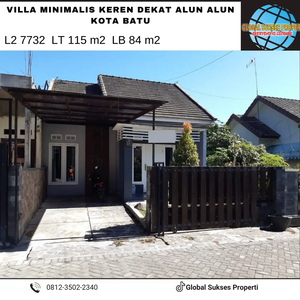 Villa Strategis Minimalis Rapi Bagus Terawat Area Bisnis Kota Batu