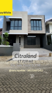 Dijual dijual rumah premium high spec baru gress citraland