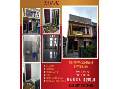 Rumah Dijual, Jl. Cisarua Bandung, Bandung Barat, Jawa Barat