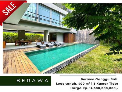 BEAUTIFUL VILLA with 3 BEDROOMS & PRIVATE POOL IN BERAWA CANGGU BALI