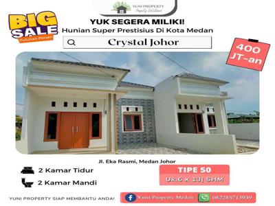 DIJUAL RUMAH MINIMALIS BEBAS BANJIR DICRYSTAR JOHOR HUNIAN TERBAIK