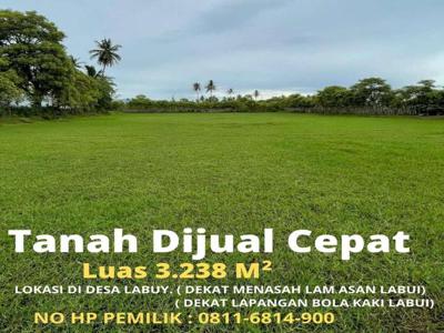 Dijual Tanah di Labuy,kec.Baitussalam,Aceh Besar. dkt 1.000 rmh hadrah
