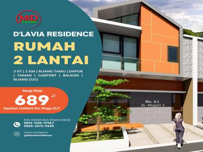 D'lavia Residence Rumah 2 LT di Dekat Bintaro Promo Diskon Hingga 50JT