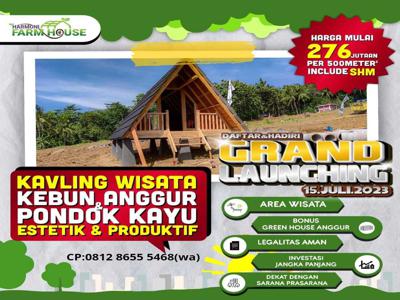 Jual Tanah Murah Kavling Villa Wisata di Bogor, Grand Launching