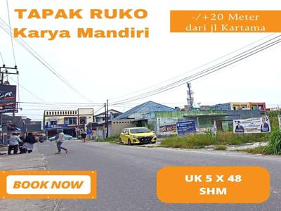 kavlingan Tapak Ruko Karya Mandiri Kartama