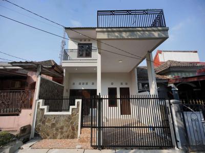 rumah 2 lantai dkt stasiun Cilebut Bogor murah bebas biaya cuma 7 jtan