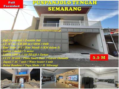 Rumah Mewah di Puspanjolo Tengah dkt Tugu muda + Jl Siliwangi Semarang