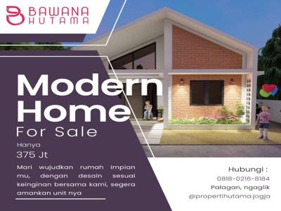 Rumah Modern di area strategis palagan pesan bangun