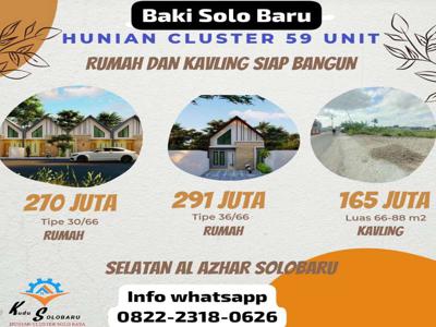 Rumah Solo Baru Tanah Solo Baru Tanah Baki Rumah Al Azhar solo baru