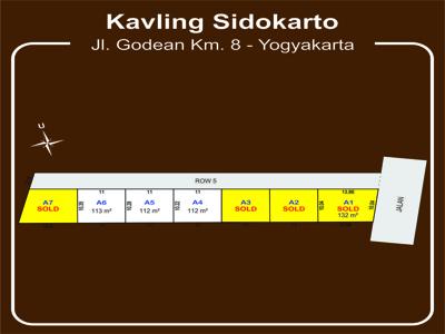 Tanah Kavling 2 menit sma n1 Godean, Yogyakarta