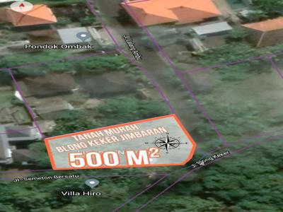 Tanah Murah Link Villa 3 Akses Jalan Puri Gading Jimbaran Bali