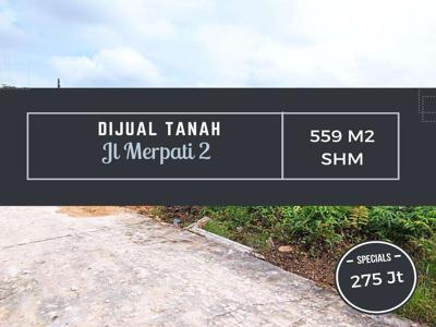 Tanah Tapak Rumah Jl.Merpati Harapan Raya Pekanbaru