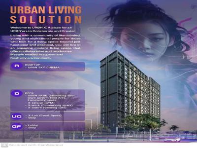 Apartemen 2 Lantai UrbanX by Lippo Karawaci Tanpa DP Angs 1.9 juta