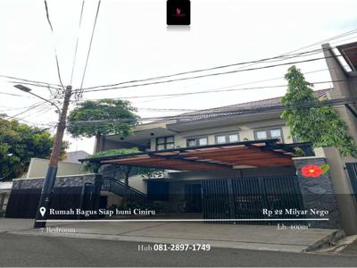 Dijual Rumah Ciniru Senopati Jakarta Selatan