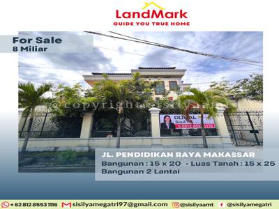 Dijual Rumah Mewah Jl. Pendidikan Raya Makassar