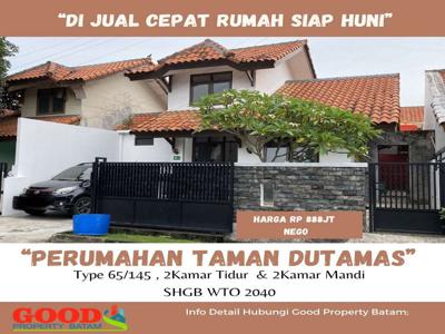 Dijual Rumah Taman Dutamas Batam Centre