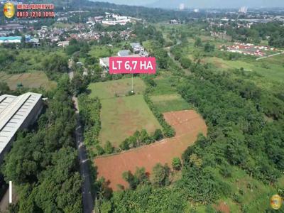 Jual Tanah Industri & Pergudangan Lokasi Strategis di Branta Mulya