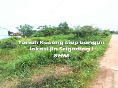 Jual tanah palembang lokasi tepi as jln srigading I